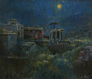 月夜のチボリ（ローマ）